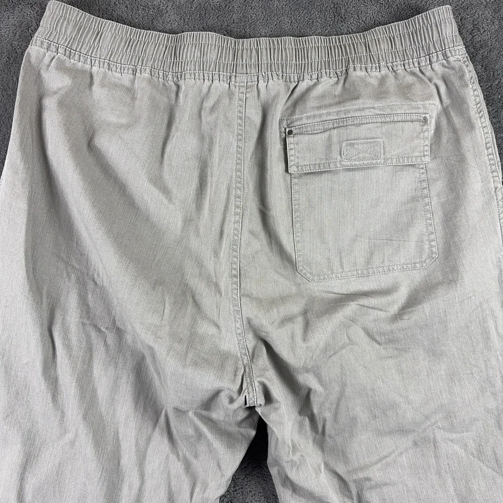 Carbon2Cobalt Pants Mens XL Gray Stretch Chino Elastic Waist Travel‎ Lightweight